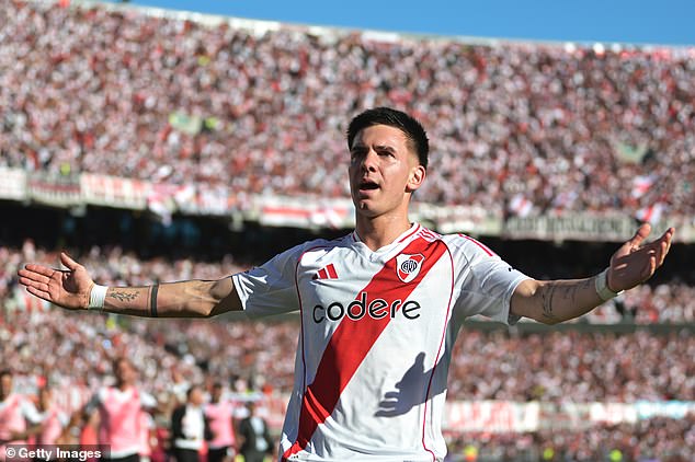 River Plate's 17-year-old Franco Mastantuono is one of the hottest prospects in world football