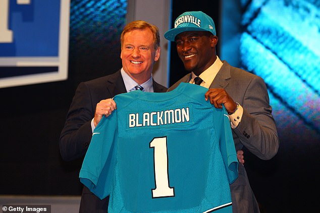 Blackmon was selected with the fifth pick at the 2012 NFL Draft by the Jacksonville Jaguars