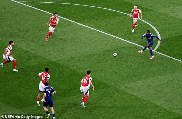 The France forward fired his side ahead in just the fourth minute — the only goal of the tie