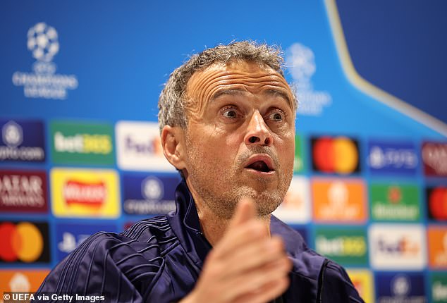 Paris Saint-Germain manager Luis Enrique admits Dembele is a doubt for the second leg
