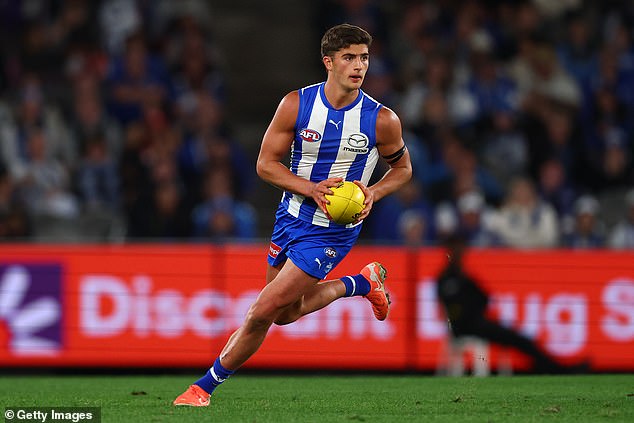 Sheezel (pictured playing for North this year) is rated one of the best young talents in the game