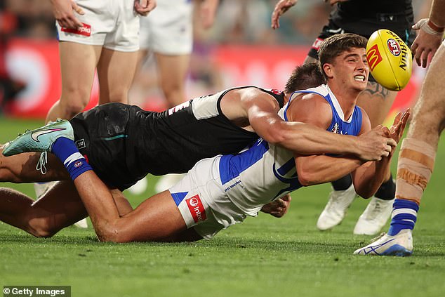 Due to his remarks about Sheezel (pictured playing last weekend), Cornes is now banned from any media opportunities with the club