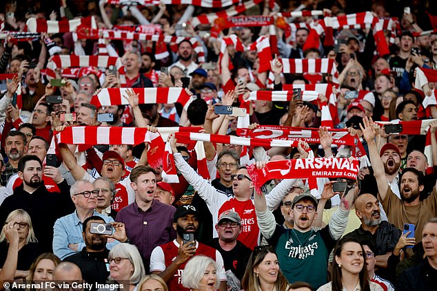 Rooney suggested that Arsenal's fans were 'subdued' as they watched on at the Emirates