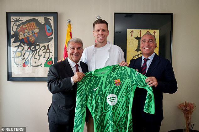 Szczesny, 35, shocked football when he came out of retirement 36 days after ending his career