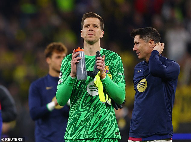 He will wear the gloves during Barca's Champions League semi-final against Inter Milan