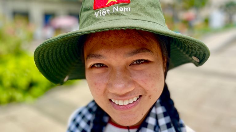 Nguyen Ngoc Xuan Mai at the celebrations