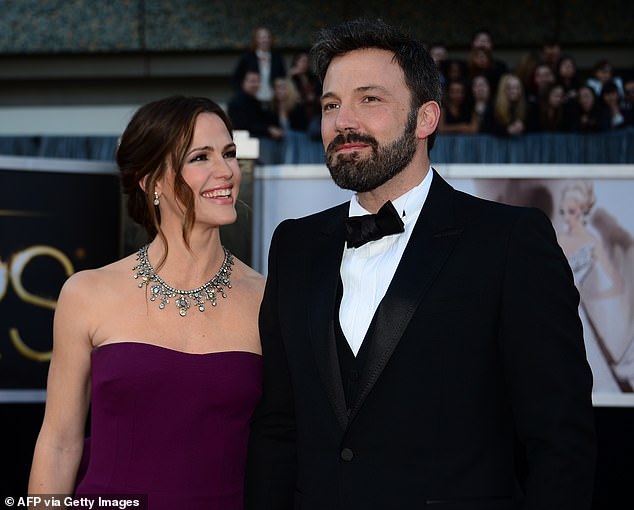 She used to be wed to Ben Affleck, who lives near her now; seen in 2013