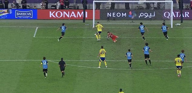 The Portuguese legend missed a golden opportunity late in the game to tie the game up