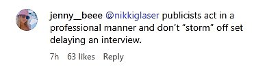 Jennifer, the wife of Belichick's oldest son Stephen, hit out at Jordon in a message to Nikki Glaser after the comedian defended her antics during the interview