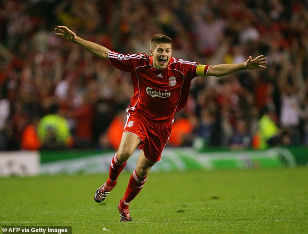 A young midfielder called Steven Gerrard played a few games at right back during his early days at Liverpool