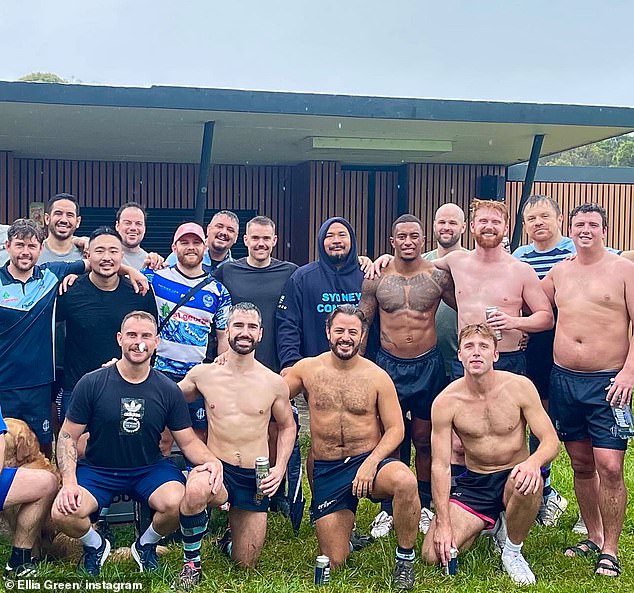 Green (pictured middle row, third from the right) is running out for the Sydney Convicts side