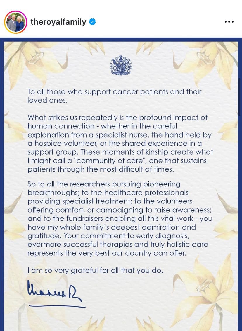 Buckingham Palace issues update as King Charles, Queen Camilla host important event