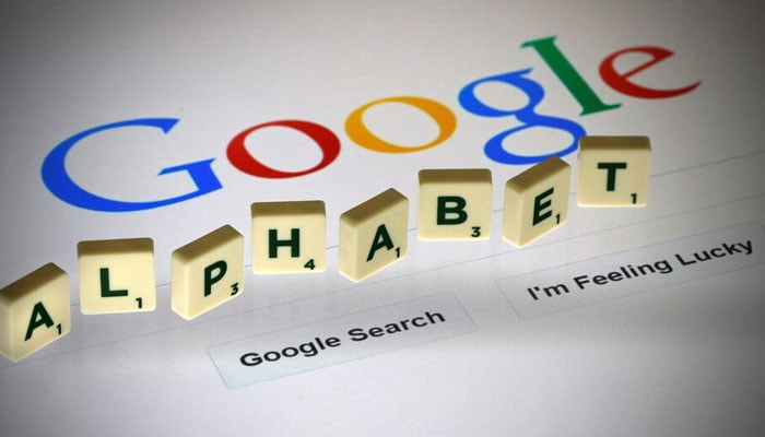 etters spell the word Alphabet as they are seen on a computer screen with a Google search page in this photo illustration taken in Paris, France. — Reuters/File