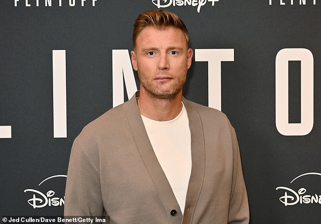 In less than two-and-a-half years, Flintoff has made a remarkable recovery (pictured at the documentary's premiere in April 2025)