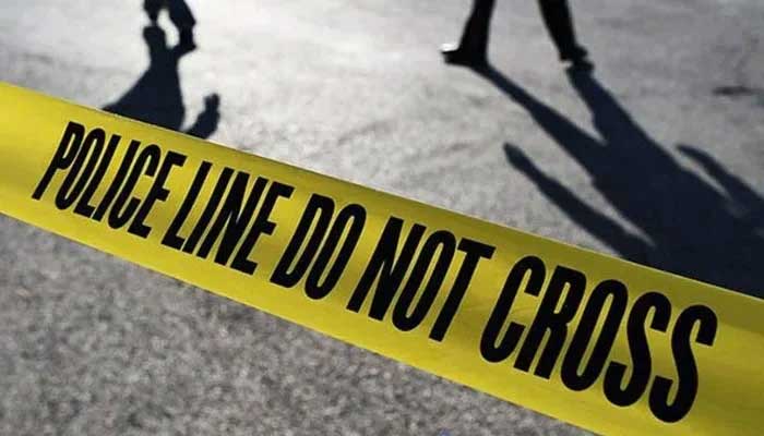 This representational image shows a police tape at a crime scene. — AFP/File