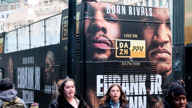 A Eubank Jr vs Benn fight was cancelled after a failed drug test in 2022. Pic: AP