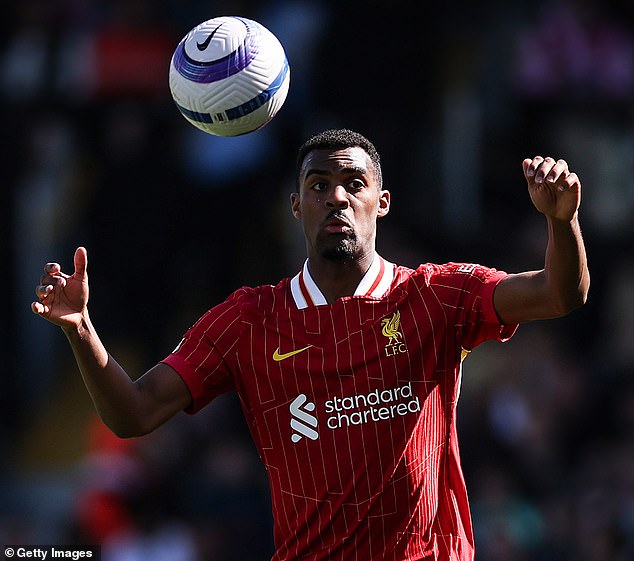 Dutch international Ryan Gravenberch has recorded the second-most interceptions of any player in the league