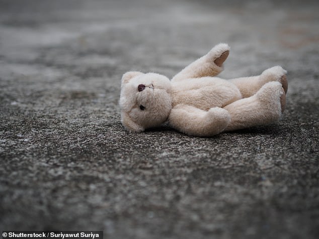 Whether it's a traditional teddy bear or a more unusual stuffed animal, cuddly toys are loved by children around the world. But a study might make you think twice about letting your child snuggle their favourite teddy (stock image)