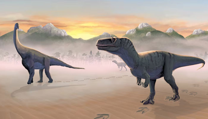 A representational illustration shows dinosaurs. — Reuters/File