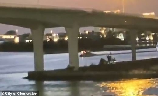 Distressing new audio revealed the moment a Clearwater ferry boat crashed in Florida , leaving one dead and at least a dozen injured