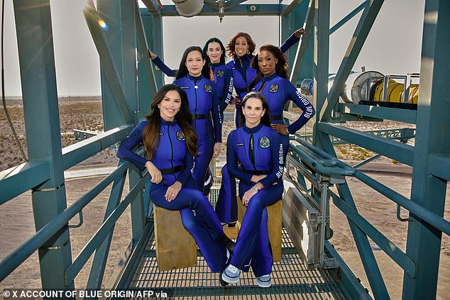 Launching into space alongside Sánchez will be CBS co-host Gayle King, civil rights activist Amanda Nguyne, filmmaker Kieranne Flynn, NASA rocket scientist Aisha Bowe, and popstar Katy Perry.