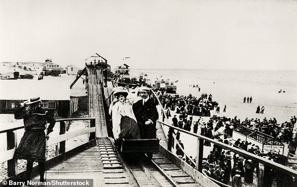 Blackpool Pleasure Beach introduced the 'Switchback Gravity Railway' rollercoaster in 1906