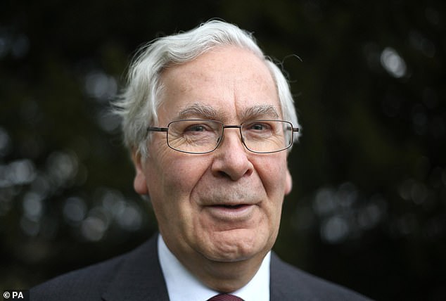 Warning: Mervyn King was boss of the Bank of England from 2003 to 2013