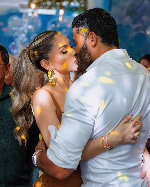 Former Brazil striker Hulk celebrated his fifth anniversary with his ex-wife's niece Camila Anthony