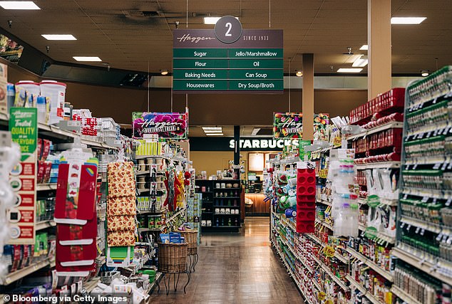 American Economic Liberties Project researcher Matt Stoller believes Albertsons' plan is too idealistic and the letter was arrogant (pictured: the inside of an Albertsons in Washington)