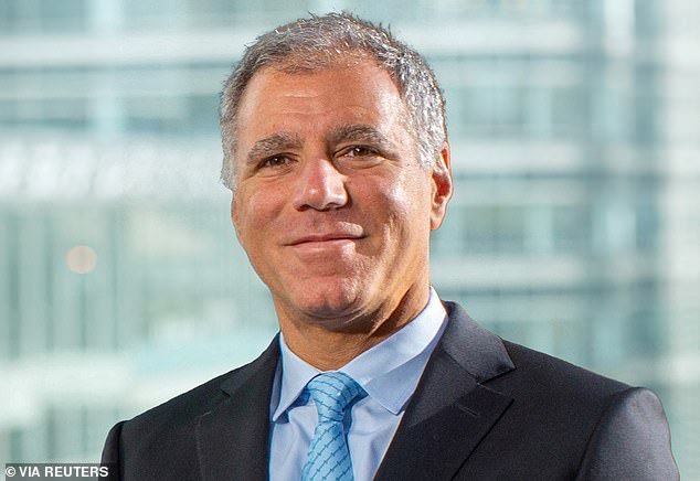 Concerned: HSBC boss Georges Elhedery (pictured) said Trump’s tariffs were driving a ‘reconfiguration’ of the global economy