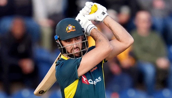 Australian cricketer Matthew Short during second T20I match against England in Cardiff on September 13, 2024. - AFP