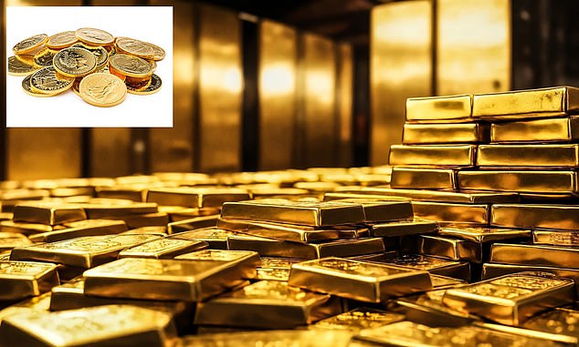 Gold rush: Revenue from gold coin sales at the Royal Mint soared 46% in the first three months of the year and 306% annually