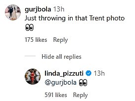 Hey eye emoji was enough to send supporters into a frenzy in the comments section