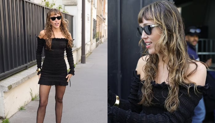 Miley Cyrus turns heads in Paris as fathers romance sparks more drama