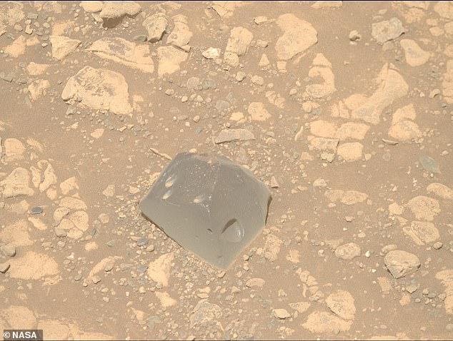 NASA's Perseverance rover has spotted a mysterious rock on the Red Planet, which the space agency has named 'Skull Hill'