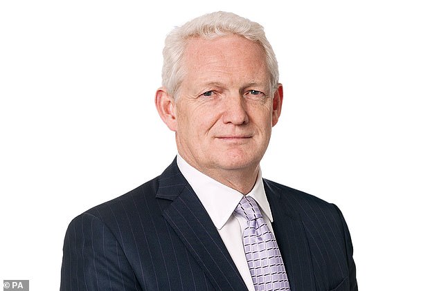 Thanks: Natwest chairman Rick Haythornthwaite (pictured) said the banking giant was ‘incredibly grateful’ to taxpayers for stepping in to save the it from collapse