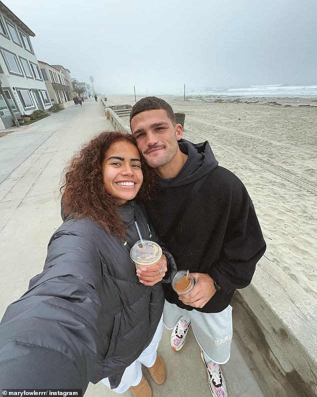 Her boyfriend Nathan Cleary (right) published a cute note on Fowler's Instagram post