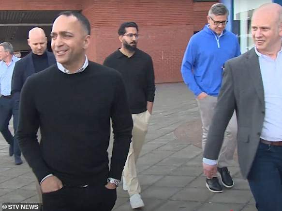 Potential US investors including Paraag Marathe and Andrew Cavenagh were given a tour of Ibrox this week by Rangers chief executive Patrick Stewart