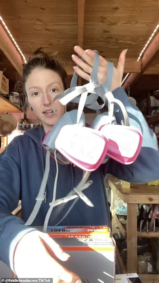 Residents of Anchorage are now stocking up on protective gear, including TikToker Lia, who showed off how she and her family are preparing for the imminent eruption. She has purchased goggles, air respirators and air filters for her vehicle