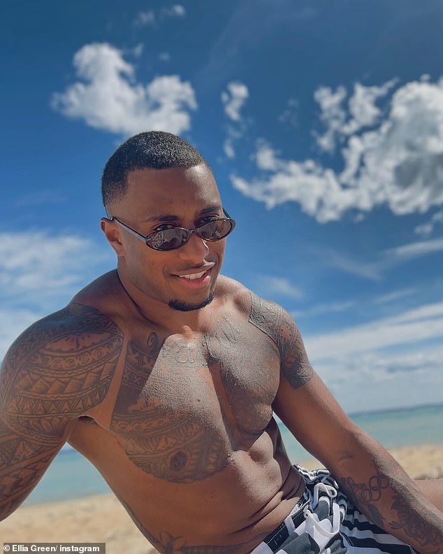 Ellia Green (pictured) has returned to the rugby field after transitioning - and he couldn't be happier with his footy comeback