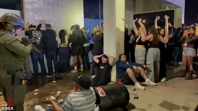 The operation itself was part of a probe into drug trafficking, prostitution and crimes of violence taking place in the club, the DEA added. A total of 114 people were arrested