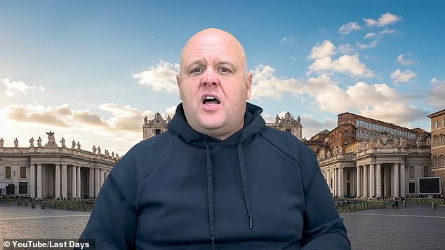 Brandon Dale Biggs, an Oklahoma pastor, claims god showed him a vision of a Pope 'standing next to the Antichrist,' and he believes the pontiff he saw may be Pope Francis' successor