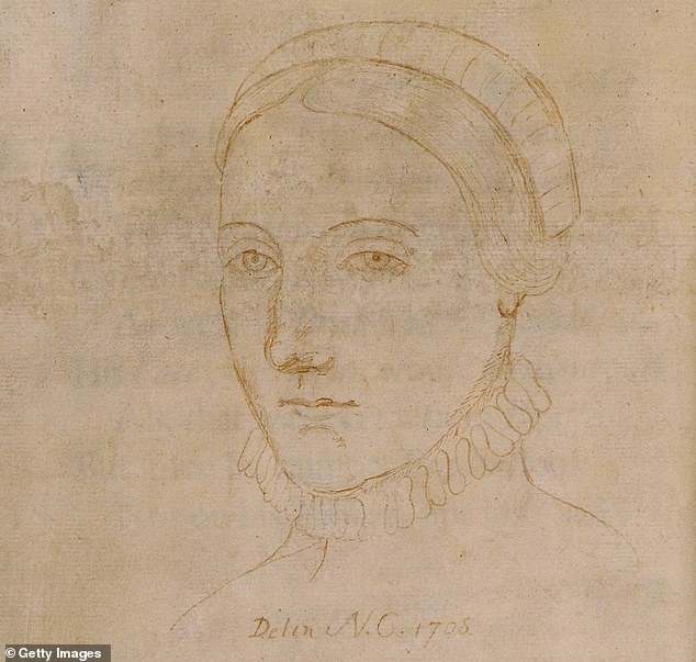 A portrait of Ann Hathaway, which was found in the Collection of Colgate University Libraries, dated 1708 - 85 years after her death