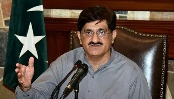 Sindh Chief Minister Murad Ali Shah chairs a meeting in this undated photo. — APP/File