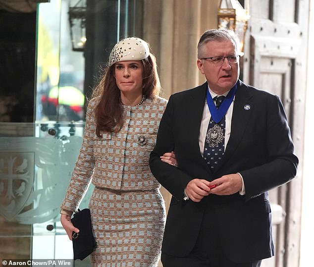 Lady Mayoress Florence King and Lord Mayor of London Alastair King