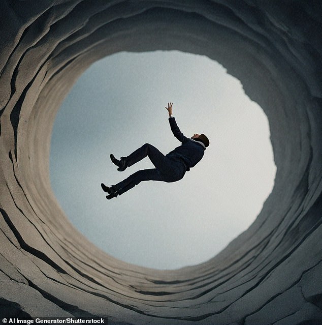 Experts said dreams which involve being chased or falling suggest that high levels of daily anxiety are spilling over into sleep