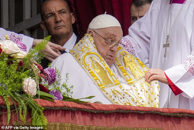 Pope Francis spent his final day celebrating Easter Sunday with Catholic faithful in St Peter's Square