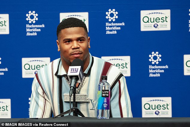 New York Giants draft pick Abdul Carter revealed that he was prank called on draft night