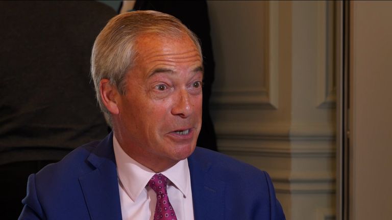 Reform UK leader Nigel Farage says he thinks Robert Jenrick is " clearly shaping himself up" to become the leader of the Conservative Party, adding "he doesn't care what division he causes".