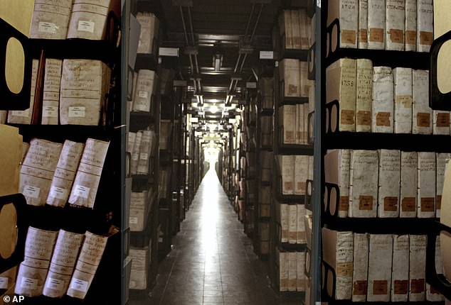 Some have speculated that the Vatican's secret archive stores records of UFO and extraterrestrial encounters. The Archives pictured in 2012